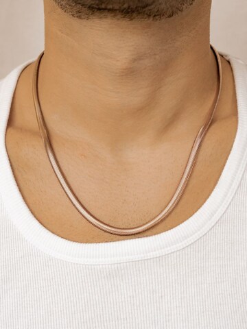 Hey Happiness Necklace 'Snake Bold' in Gold: front