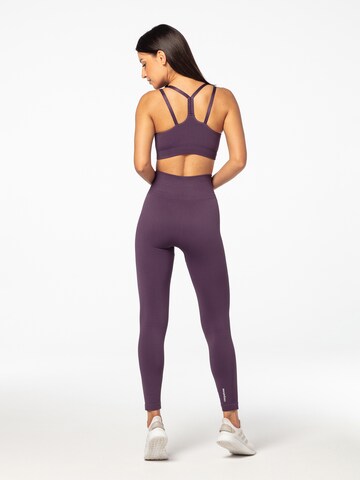 Carpatree Slimfit Sportbroek 'Arcade ' in Lila