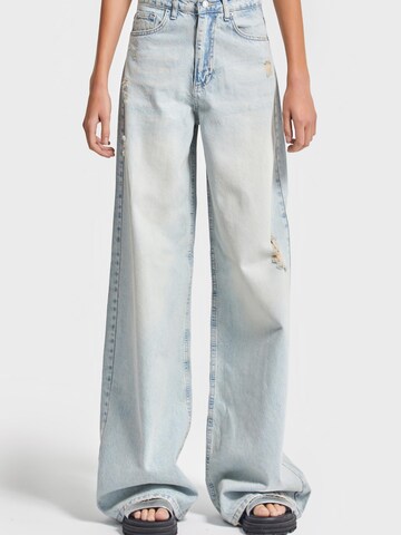 IT'S BASIC Loosefit Jeans 'Skater High Rise Jeans' in Blauw