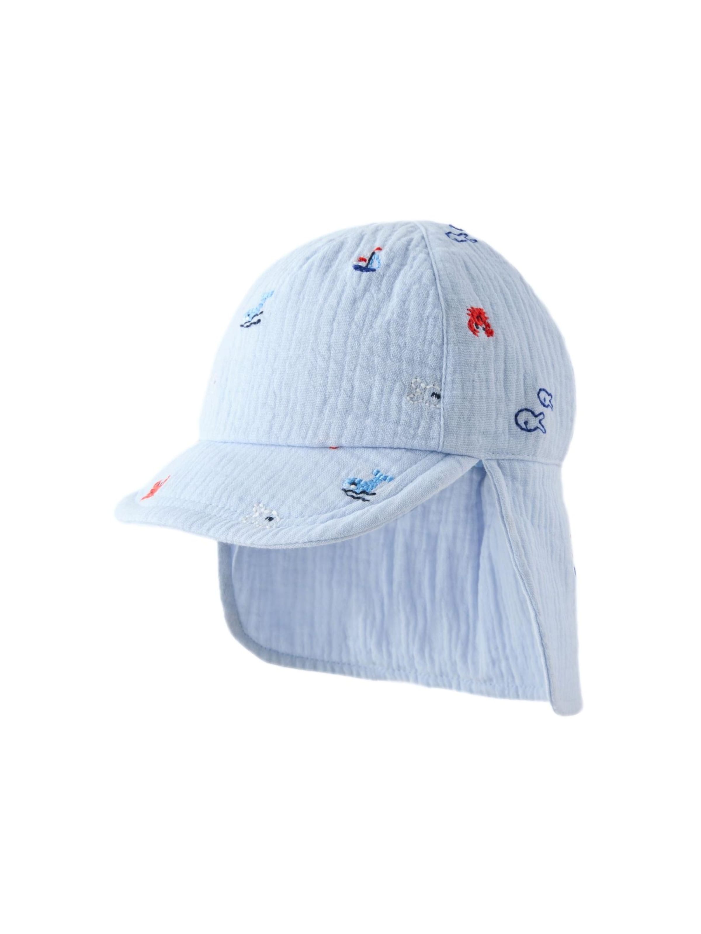 mėlyna Next Megzta kepurė: priekis