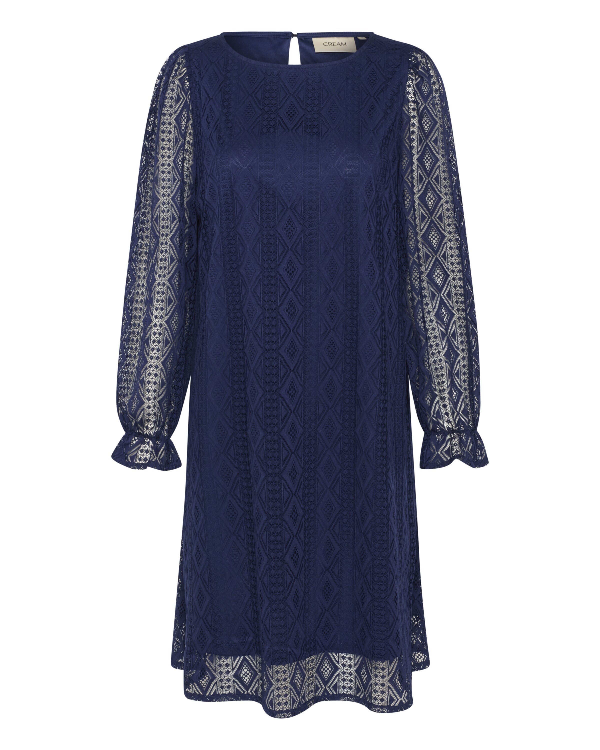 Cream Kjole 'Valerie' i blå: forside