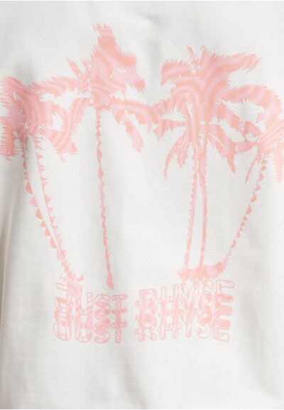 Just Rhyse Sweatshirt 'WavyPalms' in Rose / Light pink / White, Item view