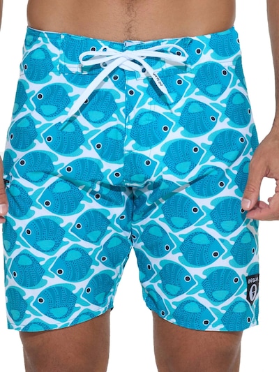 69Slam Bermudas 'Liam' en XS en turquesa, Vista del producto