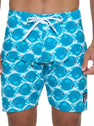 69Slam - Bermudas 'Liam' en azul: frente