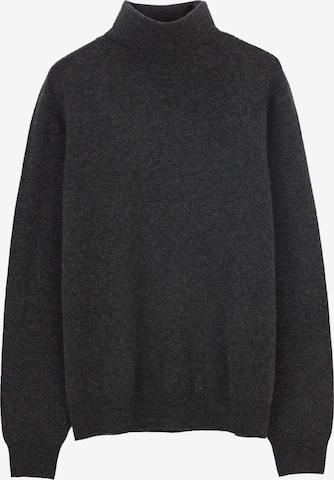 GOBI Cashmere Pullover 'Men's Essential Turtleneck Cashmere Sweater' in Grau: Vorderseite