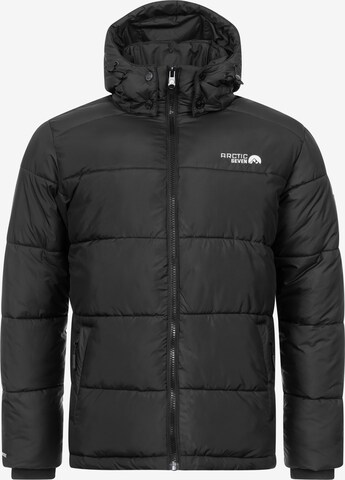 Arctic Seven Performance Jacket in Black: front