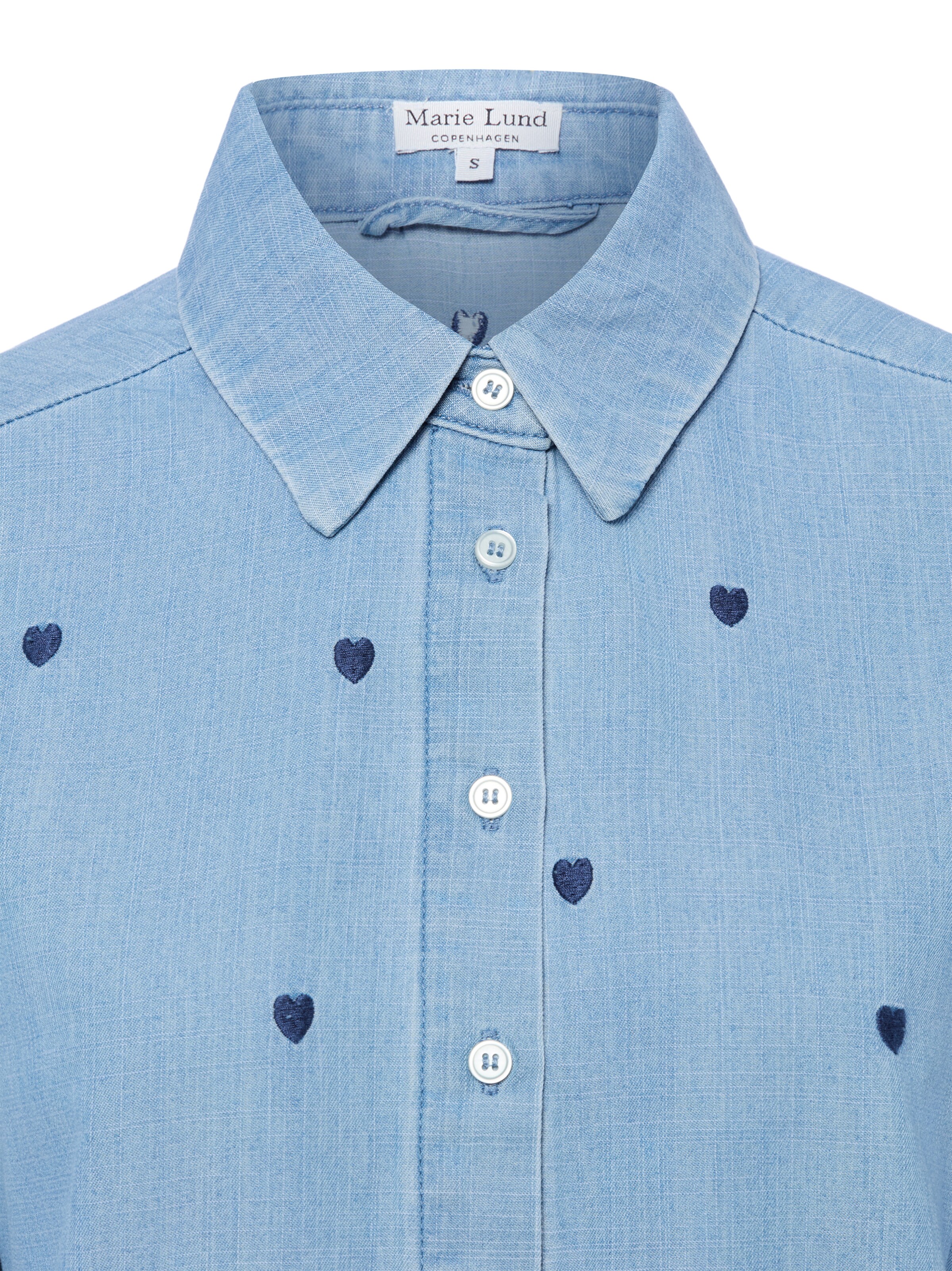 Marie Lund Bluse in Blau