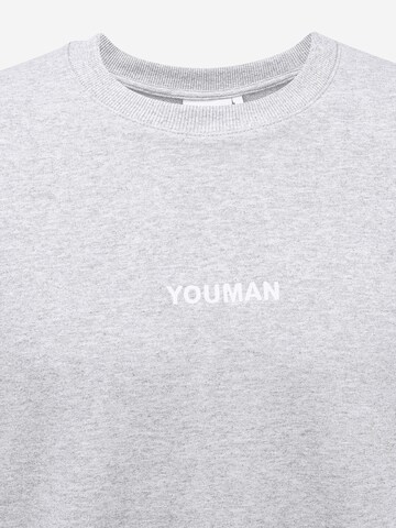 Youman Sweatshirt 'Casper' in Grey