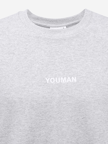 Youman Sweatshirt 'Casper' in Grijs