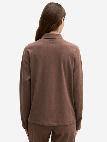Chemisier ' Loungewear-Styles ' Marc O'Polo en marron