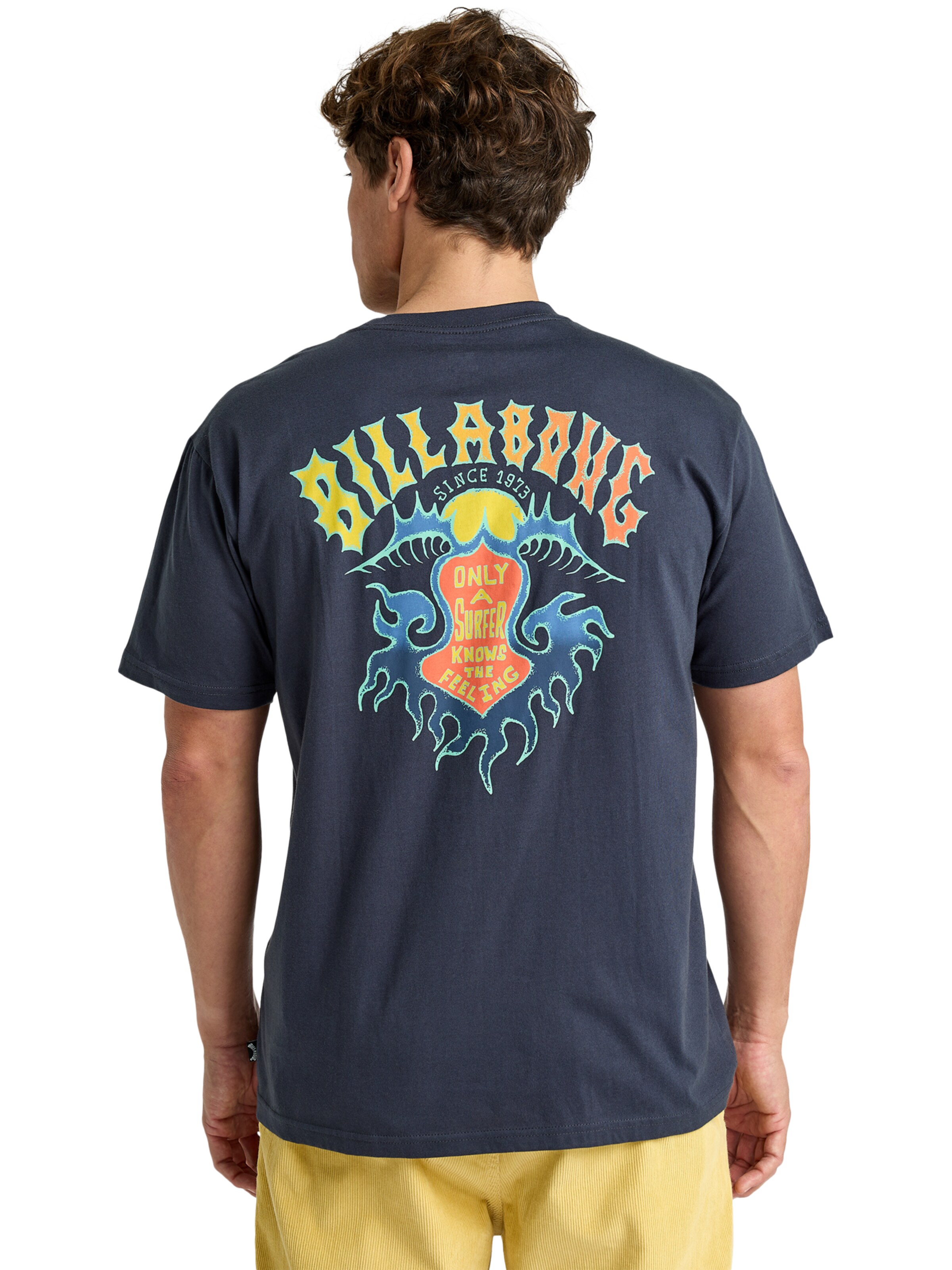 T-Shirt 'Homegrown' BILLABONG en bleu : devant
