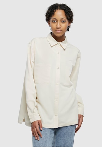 Camicia da donna di Urban Classics in beige: frontale
