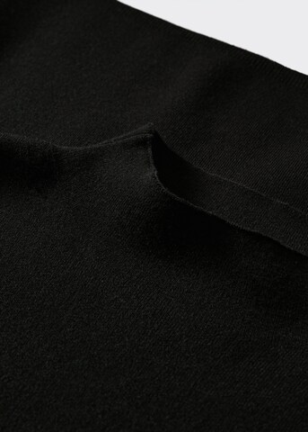 MANGO Pullover 'Chimney' in Schwarz