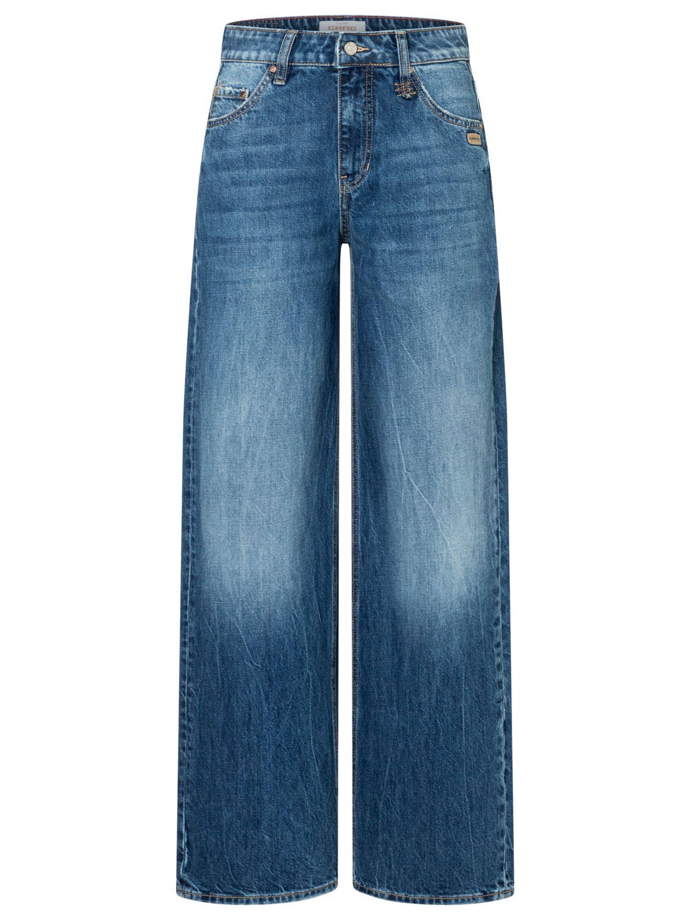 Barrel Jean Gang en bleu : devant