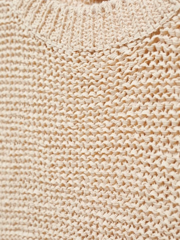 MANGO Sweter 'VIETNAM' w kolorze beżowy