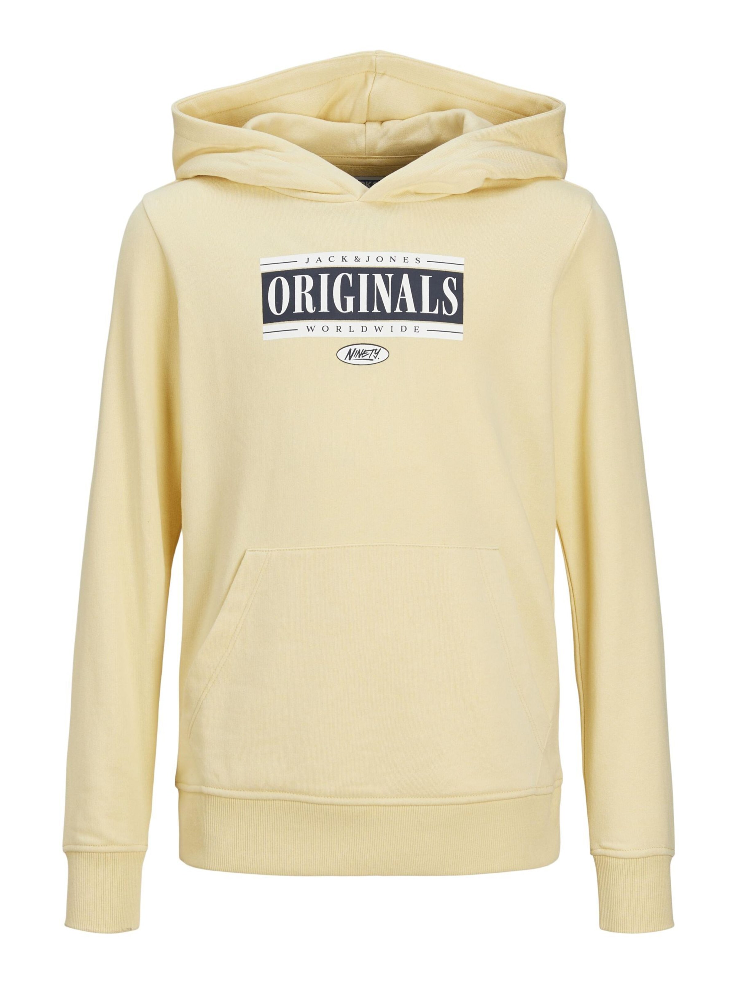 Jack & Jones Junior Sweatshirt in Yellow: front