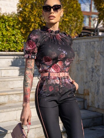 JIORO Bluse 'VINTAGE FLOWERS' in 