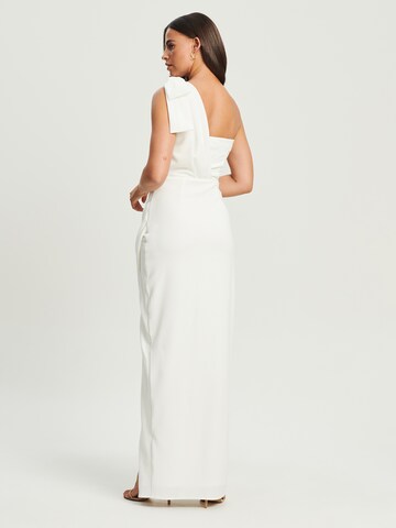 Chancery Abendkleid 'COOPER' in Weiß: Rückseite
