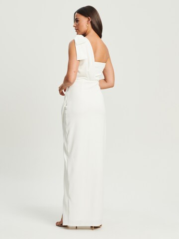 Chancery - Vestido de festa 'COOPER' em branco: atrás