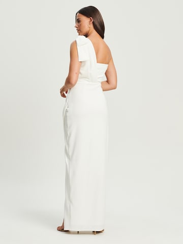 Chancery Βραδινό φόρεμα 'COOPER' σε λευκό: πίσω