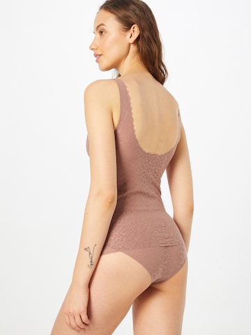 Maillot de corps 'Zero Feel Lace 2.0' SLOGGI en marron