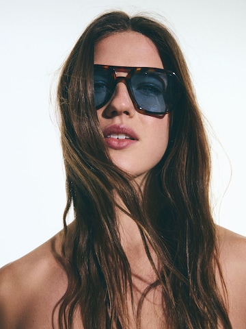 Bershka Sunglasses in Brown