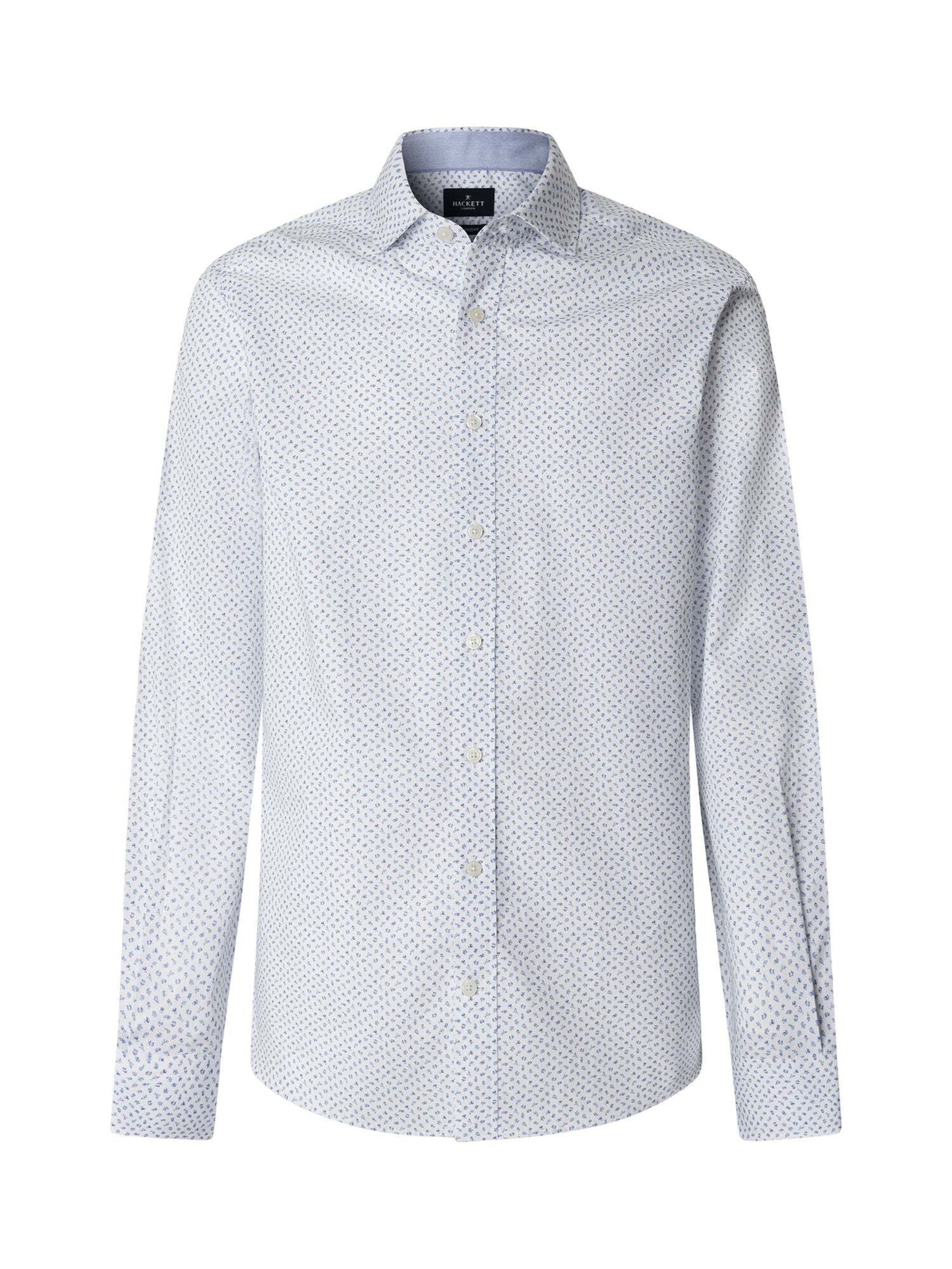 Coupe regular Chemise Hackett London en bleu : devant