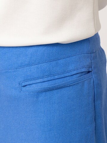 Effilé Pantalon '3UB002' Quiosque en bleu