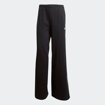 ADIDAS ORIGINALS Wide Leg Hose in Schwarz: Vorderseite