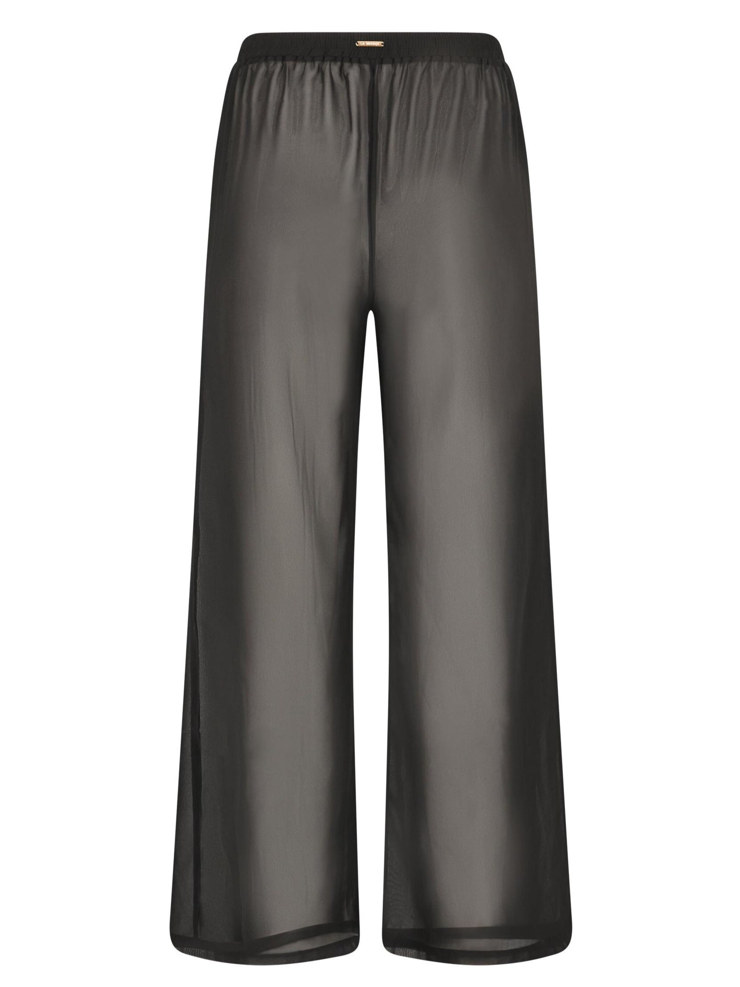 La Michaux Loosefit Pantalon in Zwart