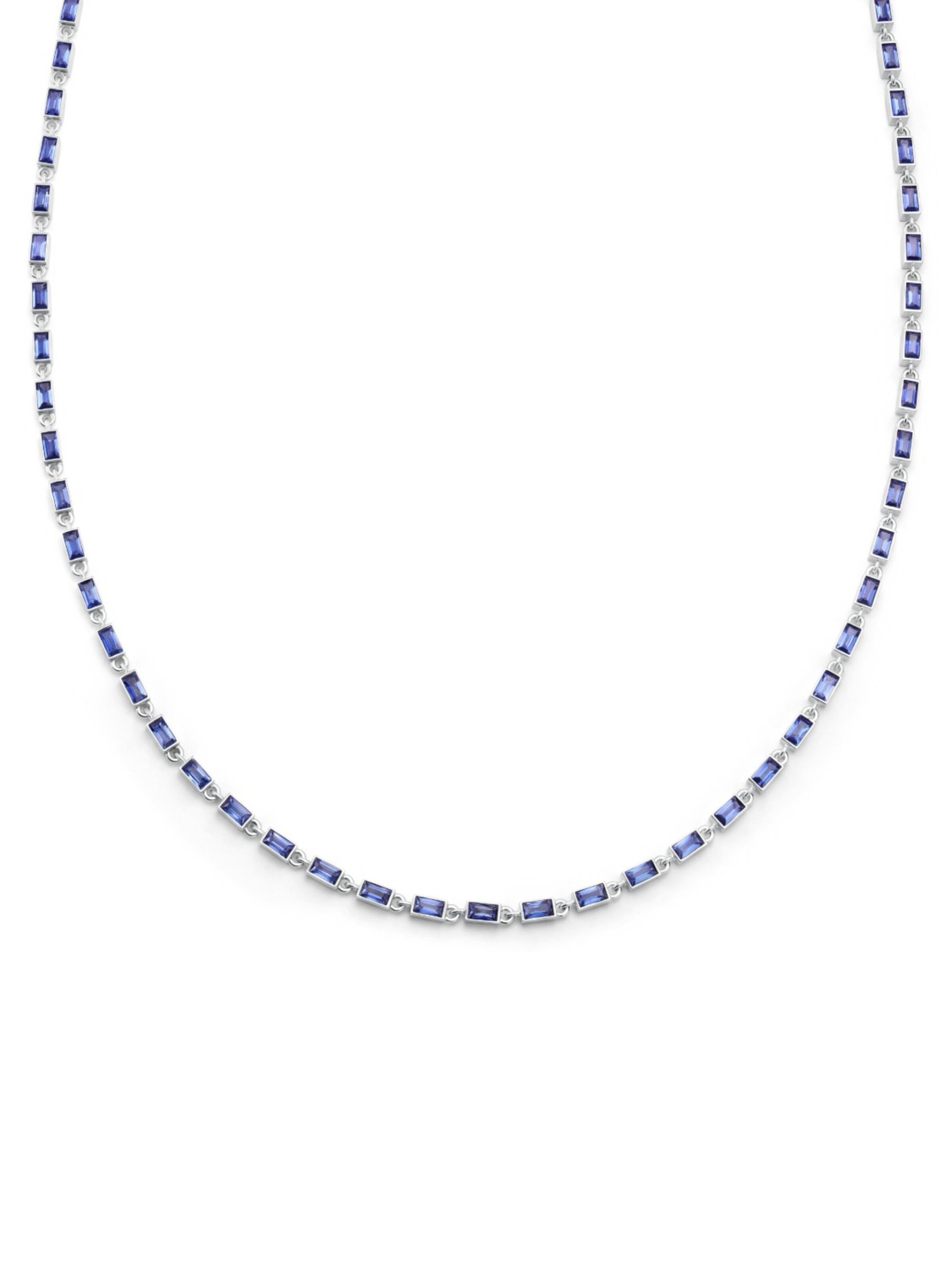 Arkai Necklace 'Facet' in Blue: front