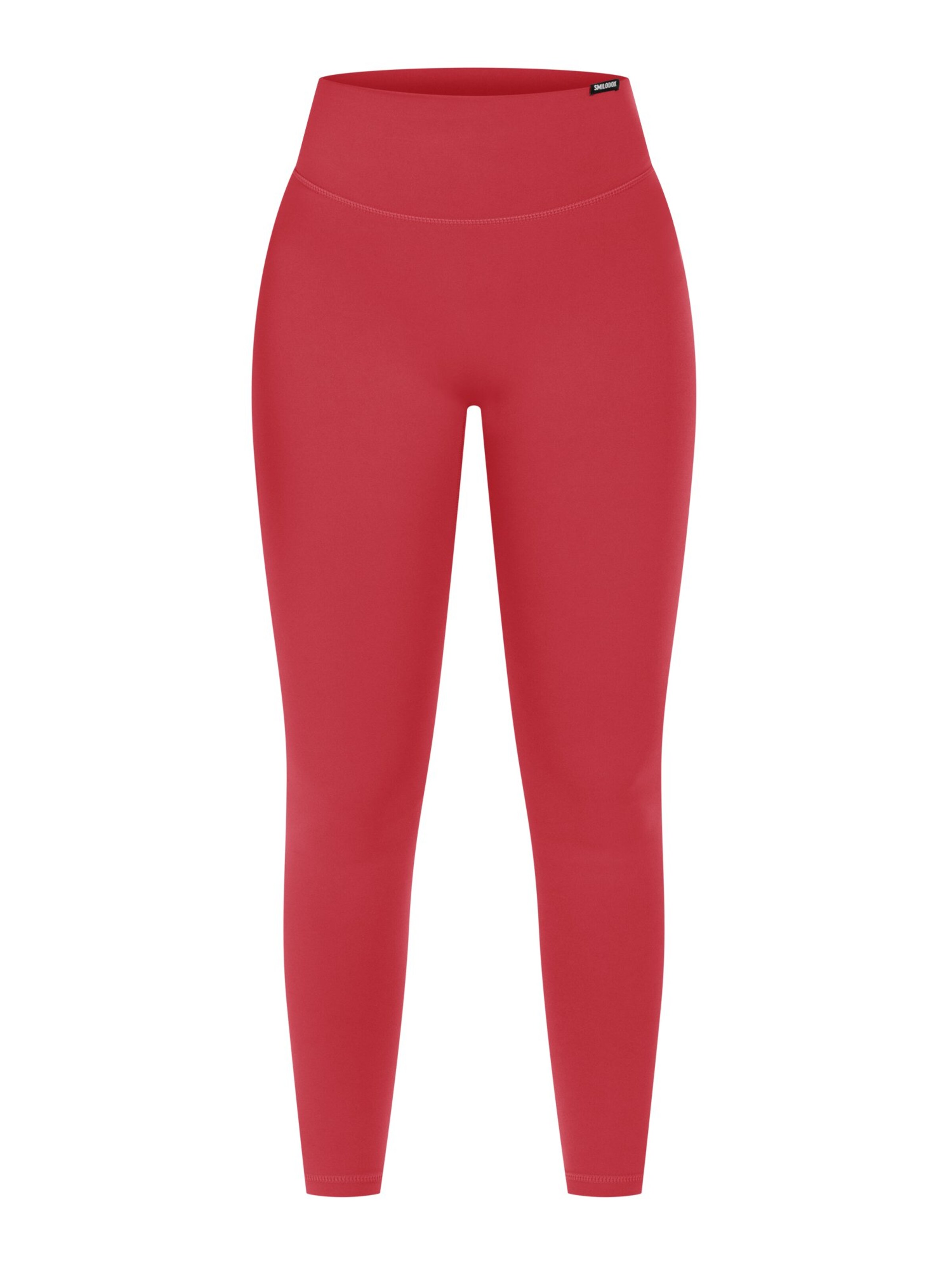Leggings Smilodox en rouge : devant