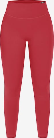 Leggings Smilodox en rouge : devant