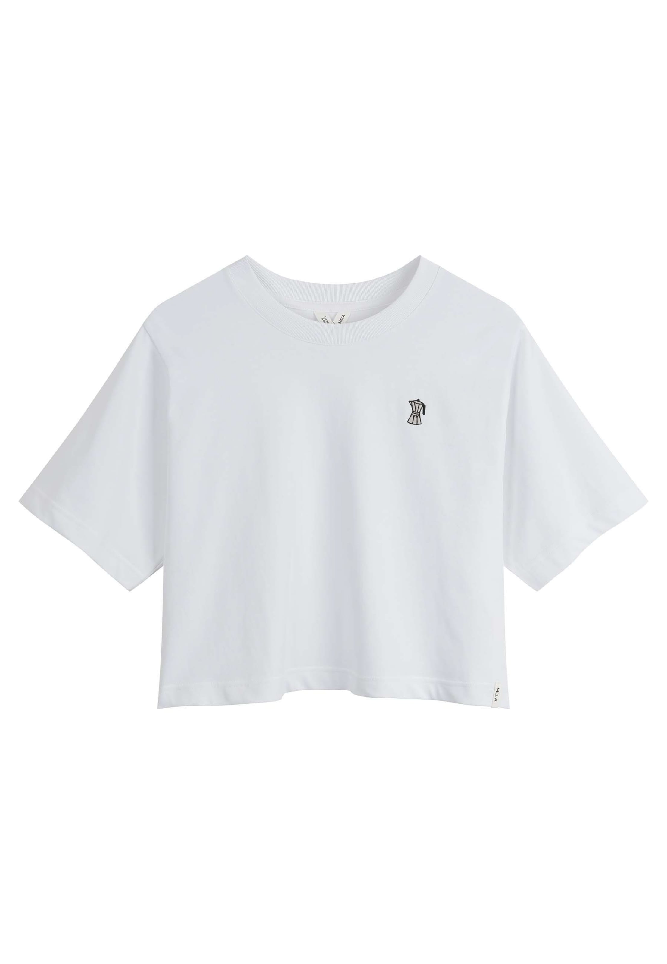 MELA Majica 'JOSHNA' | bela barva: sprednja stran