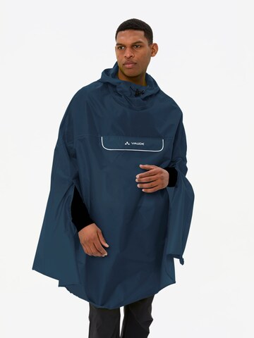 VAUDE Outdoorjas 'Valdipino' in Blauw: voorkant