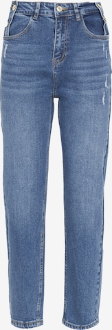 mėlyna Influencer Standartinis Džinsai: priekis