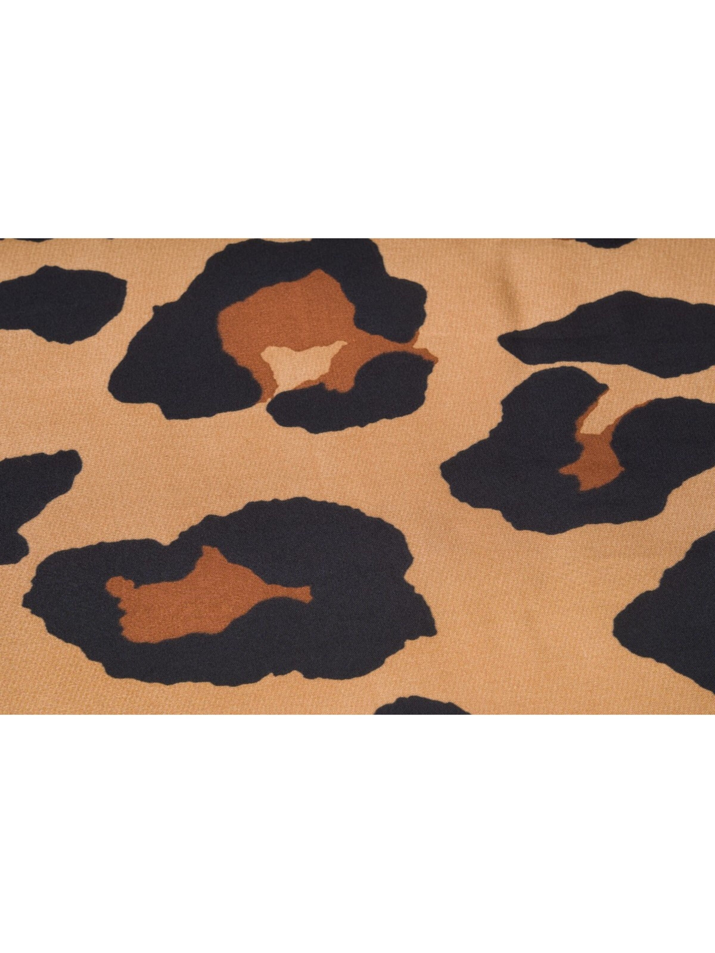 styleBREAKER Tuch 'Halstuch mit Leoparden Muster'‌‌‌‌‌‌‌‌‌‌ in Braun