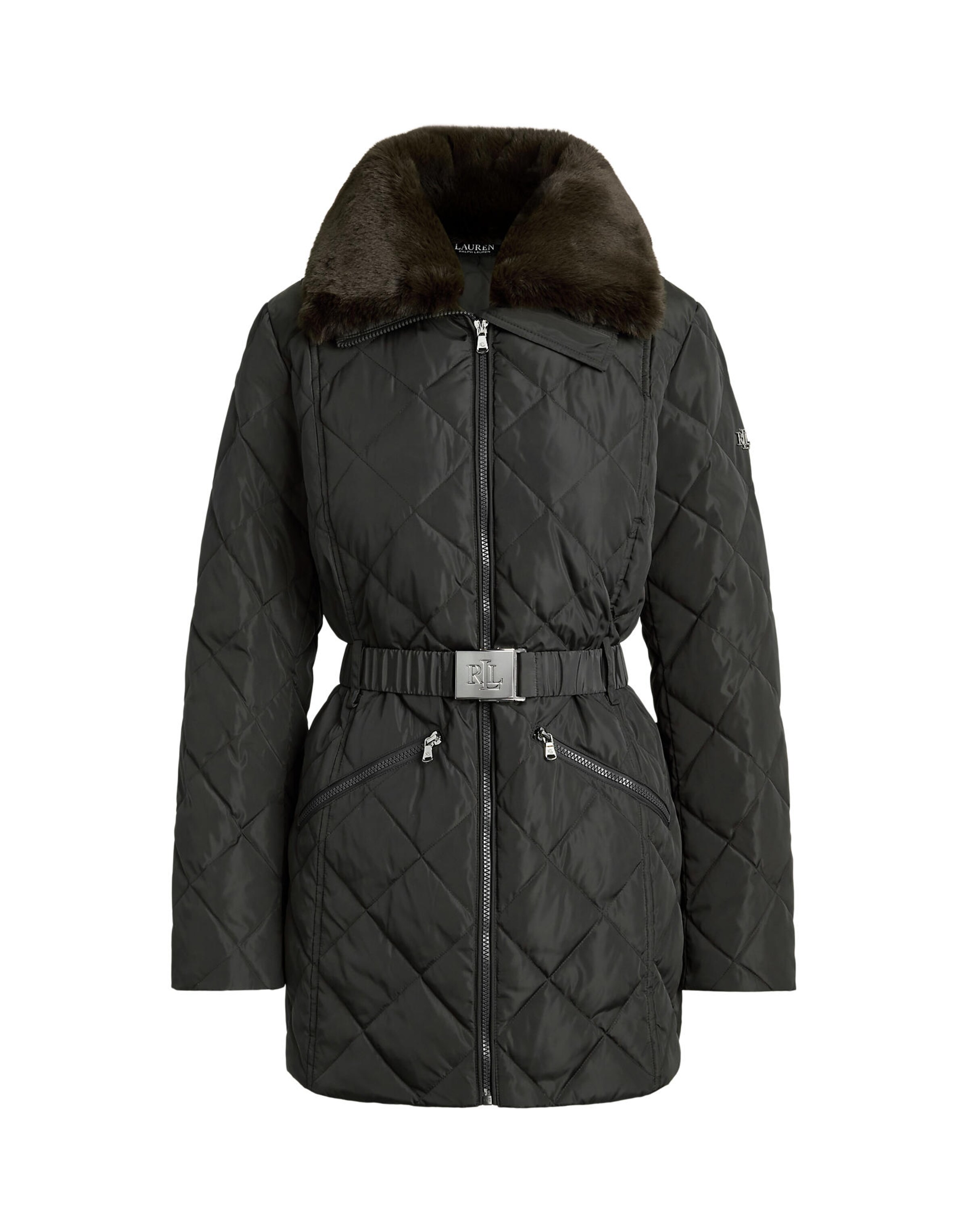 Geacă de primăvară-toamnă de la Lauren Ralph Lauren pe verde: față