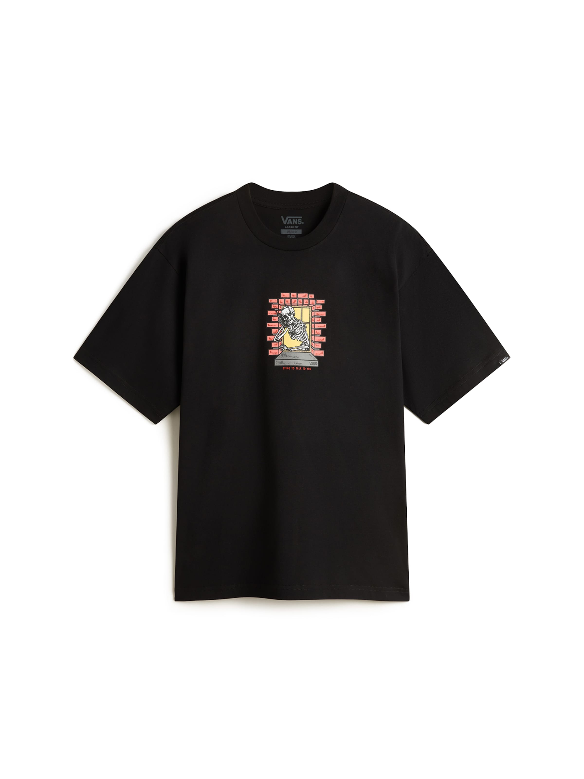 T-Shirt 'Skull Window' VANS en noir : devant