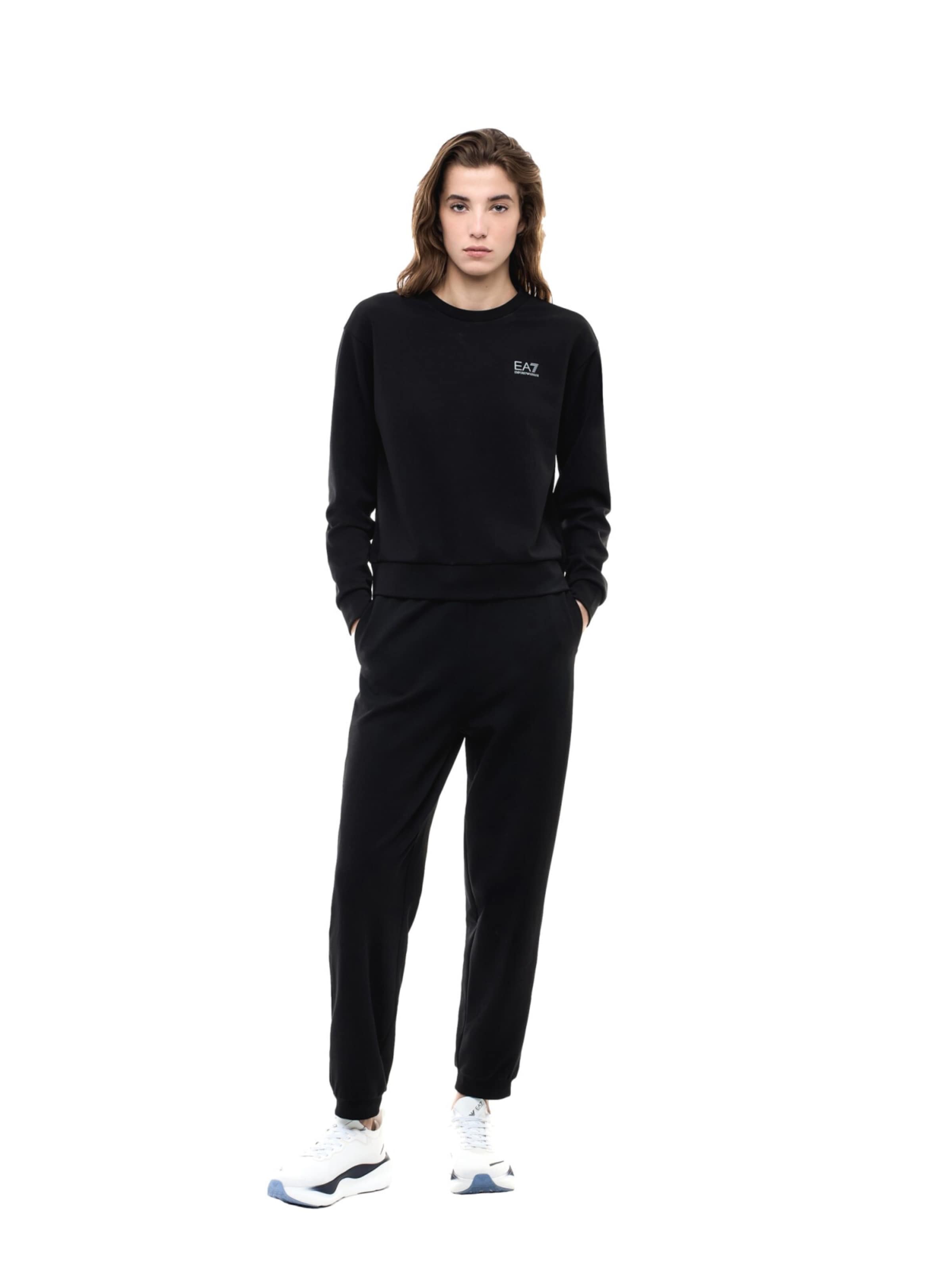 EA7 Emporio Armani Sweat suit in Black: front