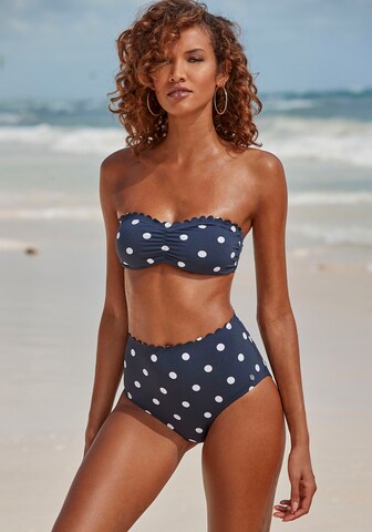 Bas de bikini LASCANA en bleu : devant