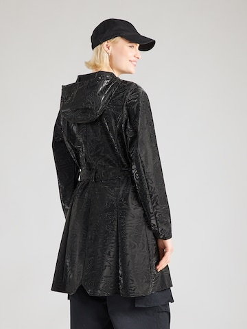 RAINS Between-Seasons Coat in Black