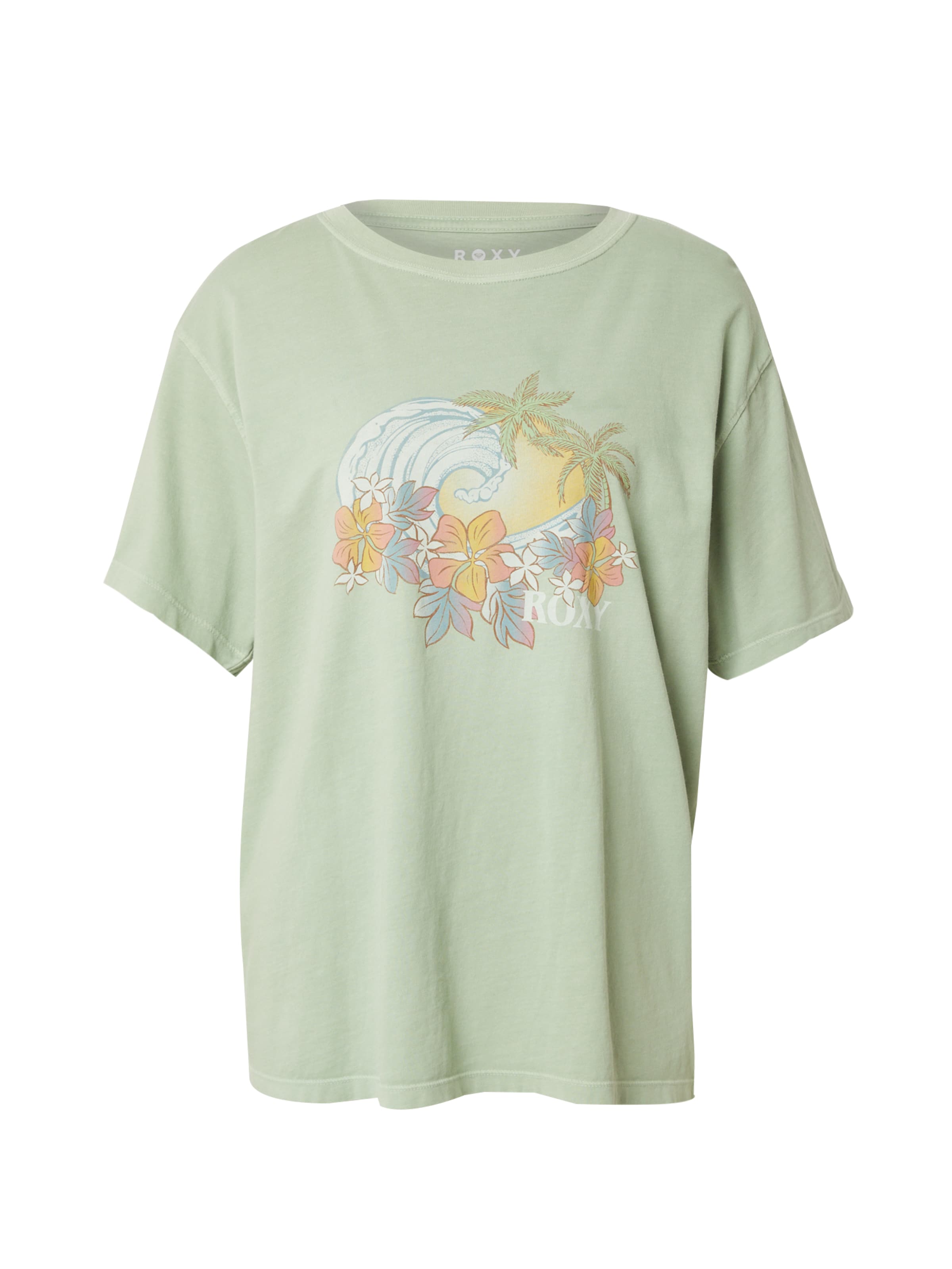 ROXY Koszulka 'Sunny' w kolorze zielony: przód