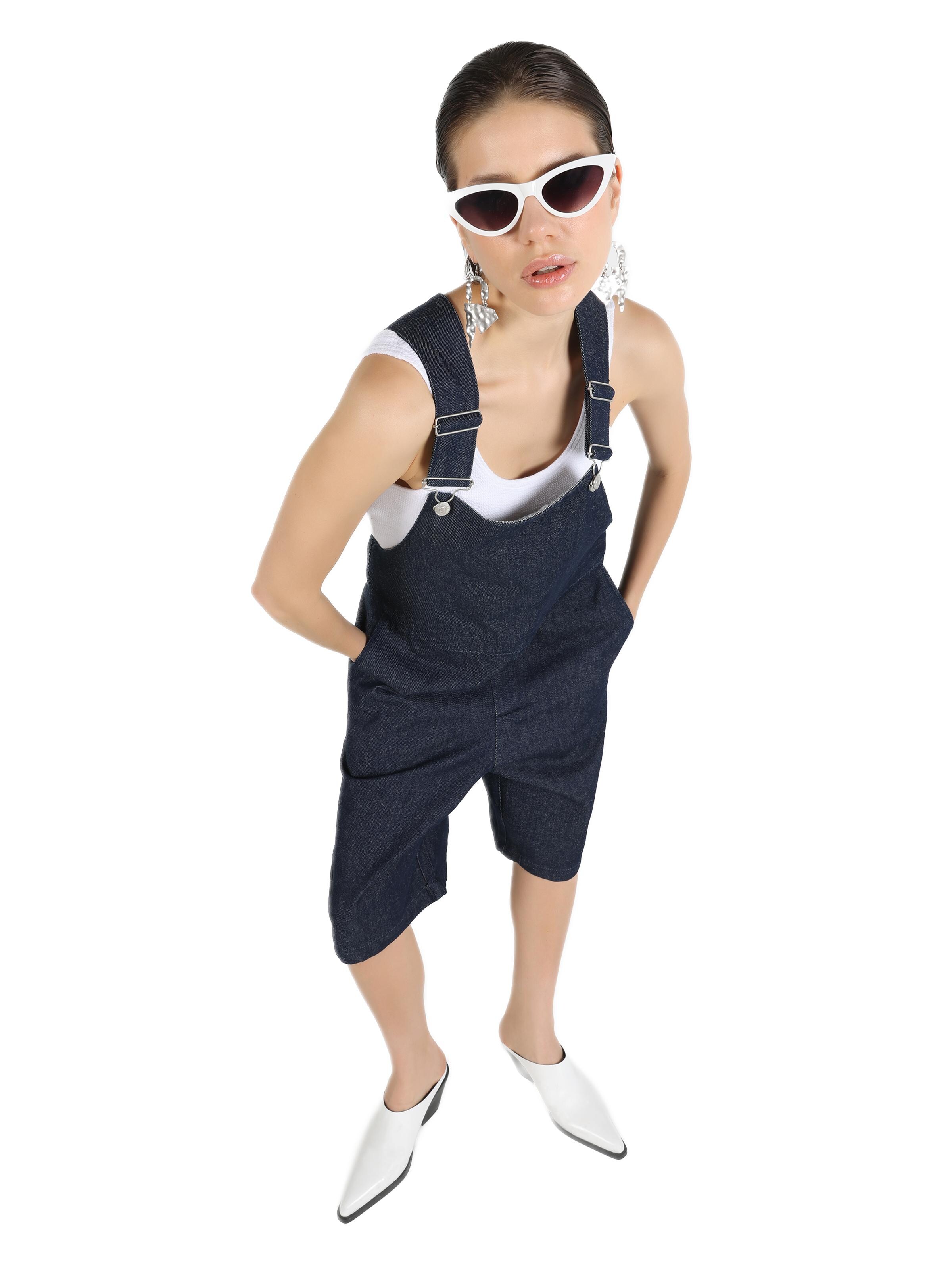 Colin's Regular Dungaree jeans in Blue: front