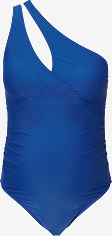 Esprit Maternity Swimsuit in Blue: front