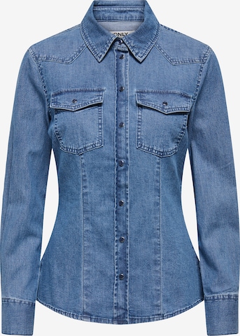 ONLY - Blusa 'ONLOLIVIA' en azul: frente