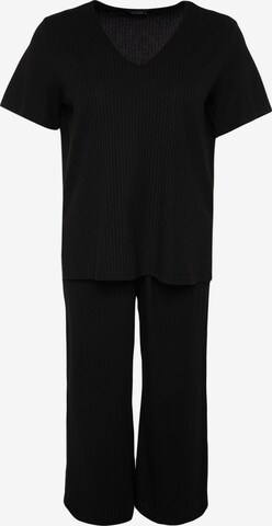 Trendyol Curve Pajama in Black: front