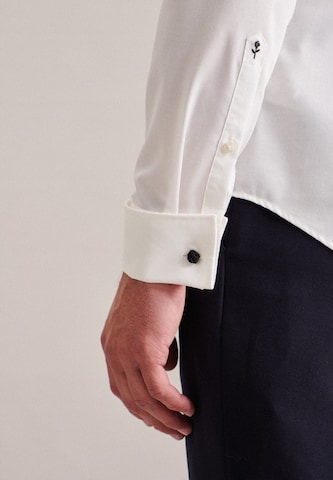 SEIDENSTICKER Slim fit Business Shirt in White