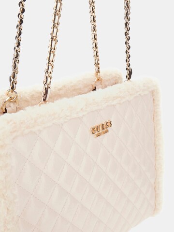 GUESS Schultertasche 'Cristi' in Beige