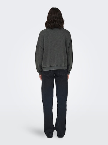 ONLY Sweatshirt 'ONLLINDA' in Grau